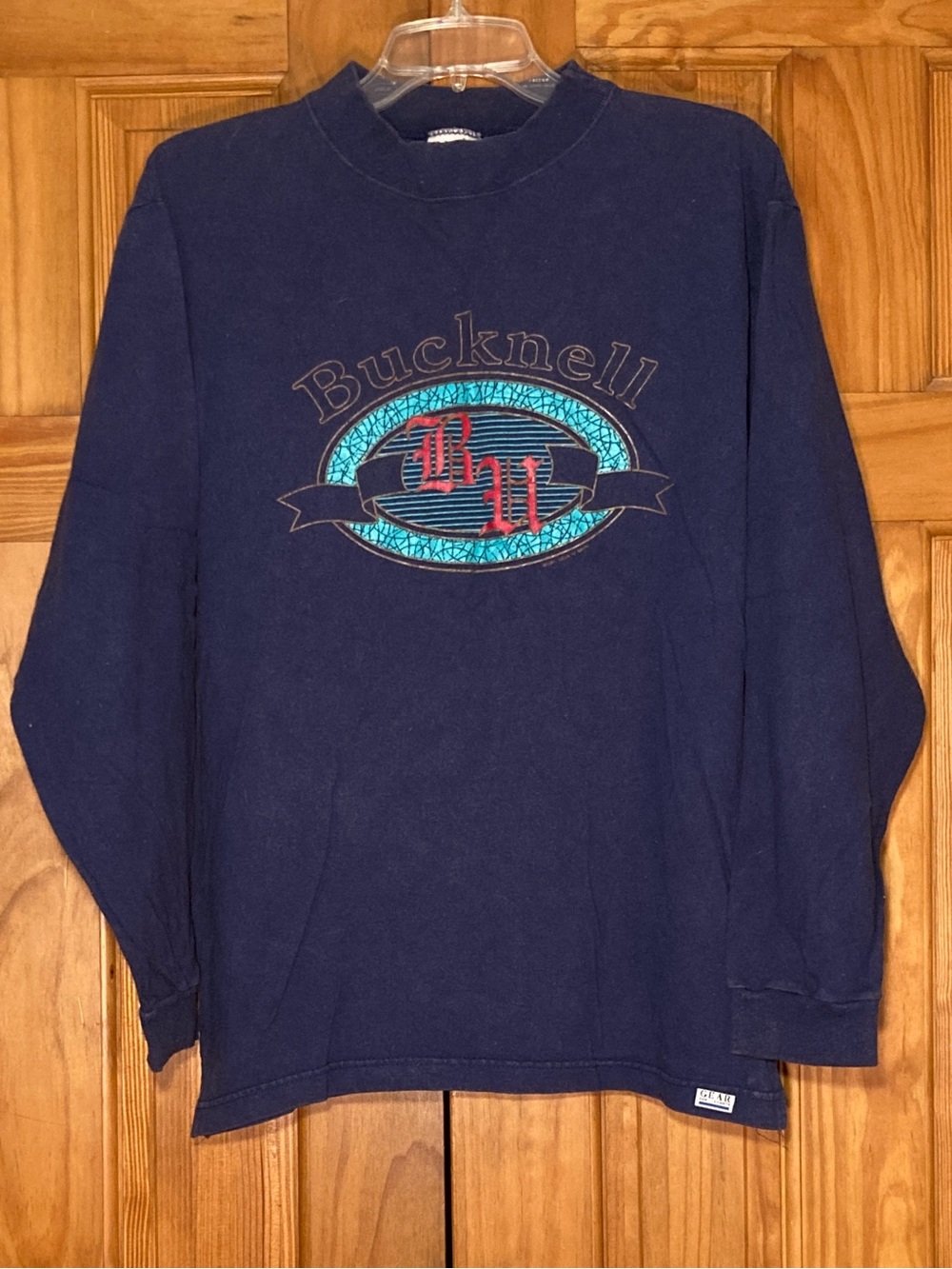 EUC Gear For Sports Vintage 80s 90s Bucknell Long Sleeve T Shirt Blue M Medium